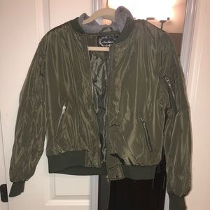 Hooded Bomber Jacket